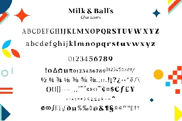 Milk and Balls font