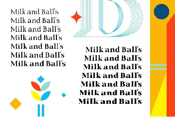 Milk and Balls font