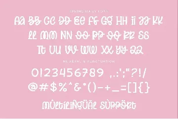 Spring Daily Cute font