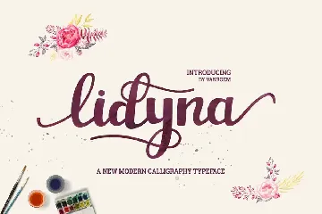 Lidyna Script font