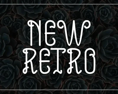 Retroe font