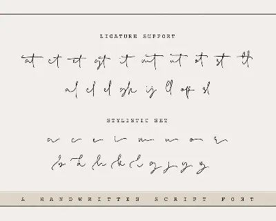 Linguista - Monoline Signature Font