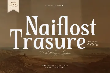 Naiflost Trasure Modern Display Typeface font