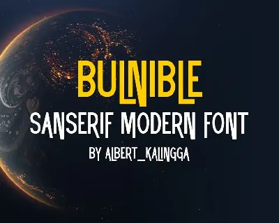 Bulnible font