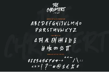 The Chromert font