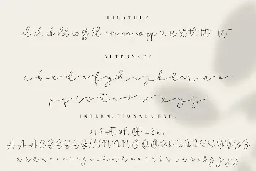 Rattiar Signature Script font