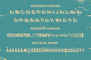 Roughgates - Classic Typeface Font