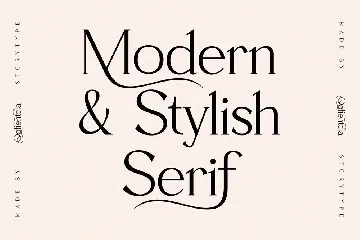 Qafientola A Modern Stylish Serif Font