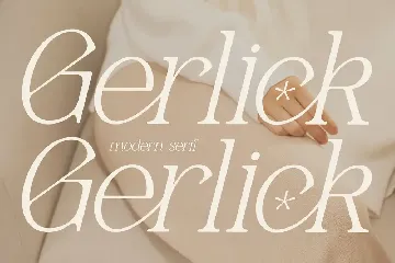 Gerlick Modern Serif Font