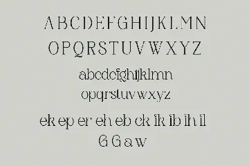 Gerlick Modern Serif Font