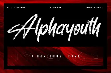 Alphayouth - Brush Font