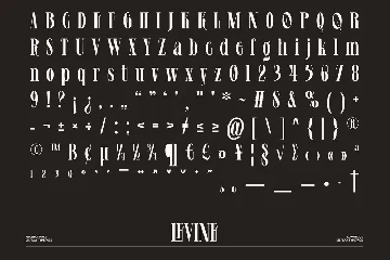 Levine font