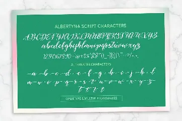 Albertyna Script font