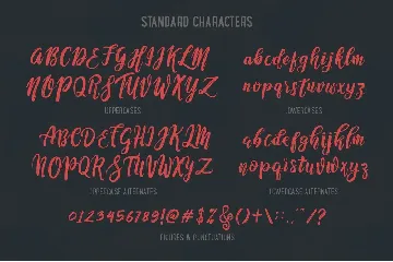 Nafasyah Brushed & Extra font