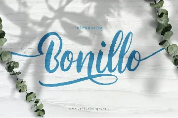 Bonillo font