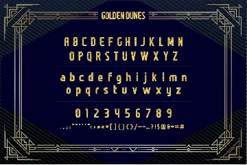 Golden Dunes - Festive Font