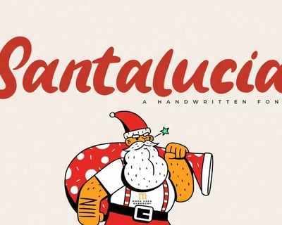 Santalucia | A Handwritten Font