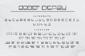 Boost Display font