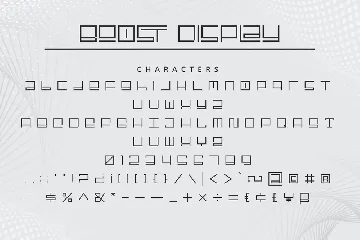 Boost Display font