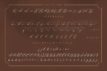 Endless Loveness Beauty Calligraphy font