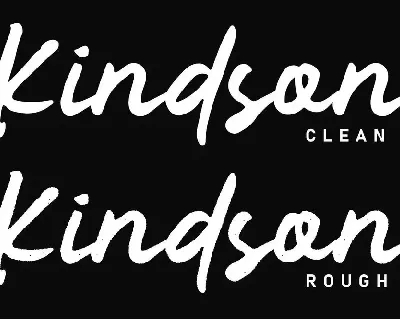 Kindson Brush Font