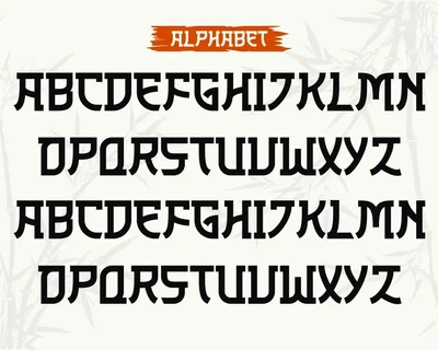 Kenzhuro - Japanese Font