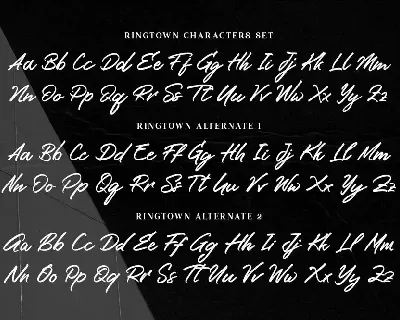 Ringtown font