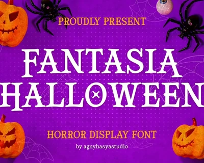 Fantasia Halloween - A Horror Typeface font