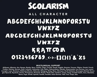 Scolarism - Sans Serif Font