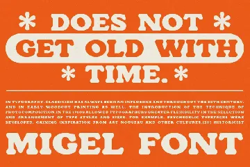 Migel font