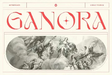 Ganora font