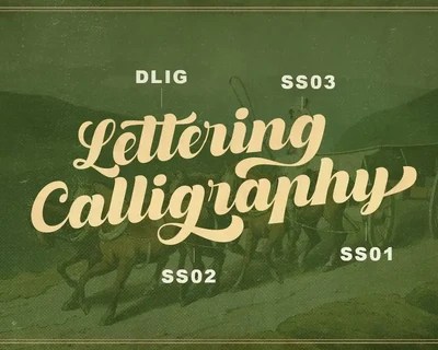 Dustland - Bold Script Typeface font