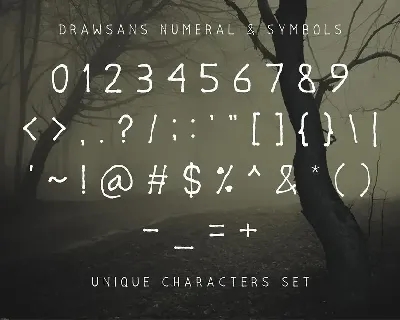 Drawsans Typeface font