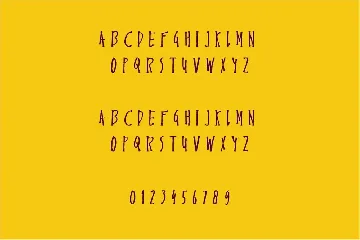 Endemic - Serif brush font