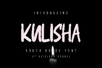 Kulisha - Rough Brush Font