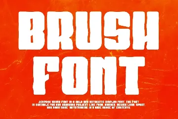 Jempron Brush font