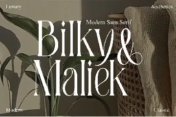 Bilky Maliek font