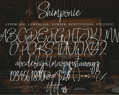 Shimponie font