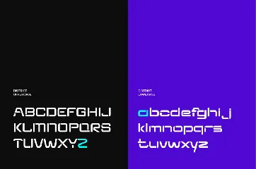 District - Futuristic Sans font