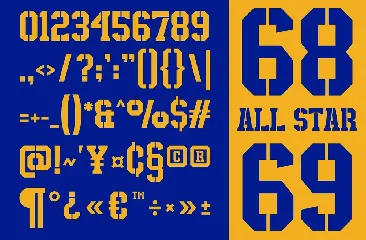 Disway - A Modern Stencil Sport Font