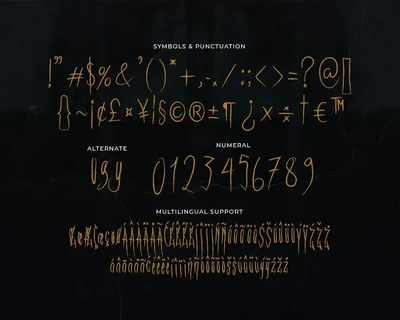 Jumps Shock - A Horror Display Font