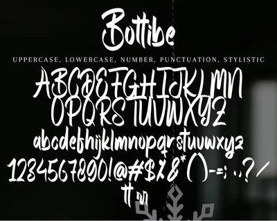 Bottibe font