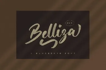 Belliza - Brush Script Font