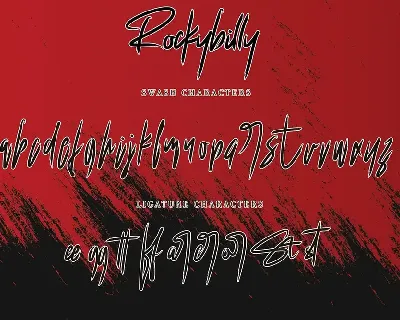 Rockybilly font