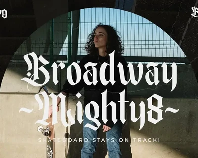 Mirrorster - Blackletter Typeface font