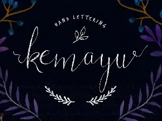 Kemayu Typeface font