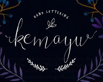 Kemayu Typeface font