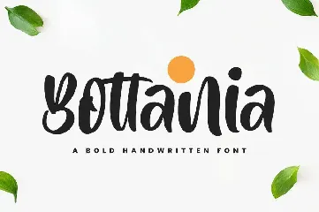 Bottania - Bold Font