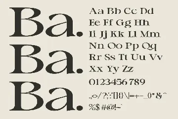 Gillian - A Modern Serif Font