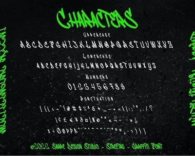 Streetag - Graffiti Font